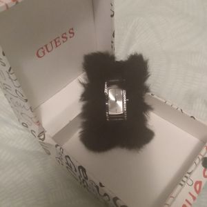 Guess Watch Faux Fur Strap